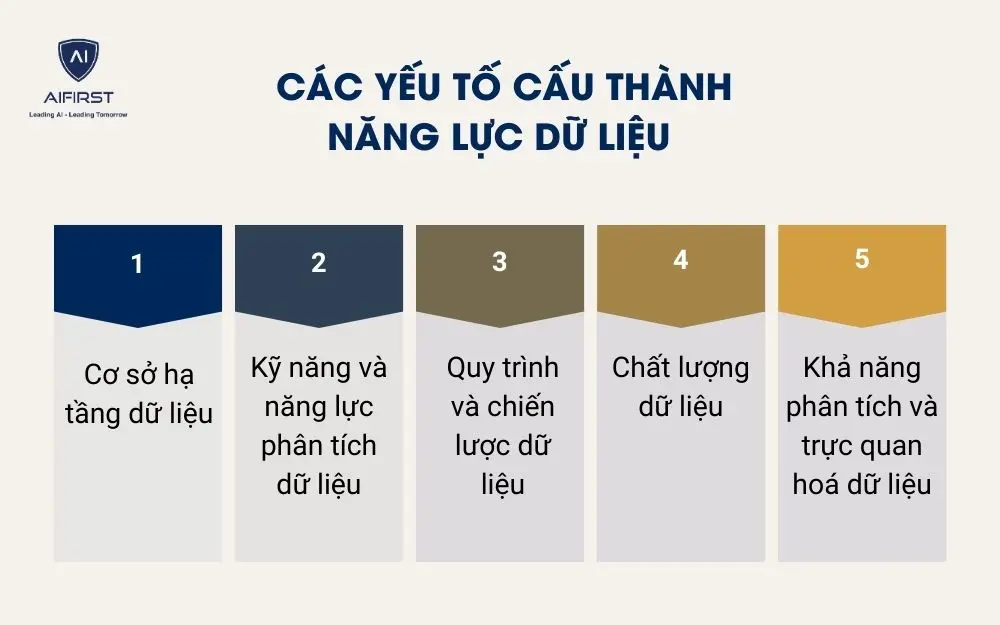 C&aacute;c yếu tố cấu th&agrave;nh năng lực dữ liệu