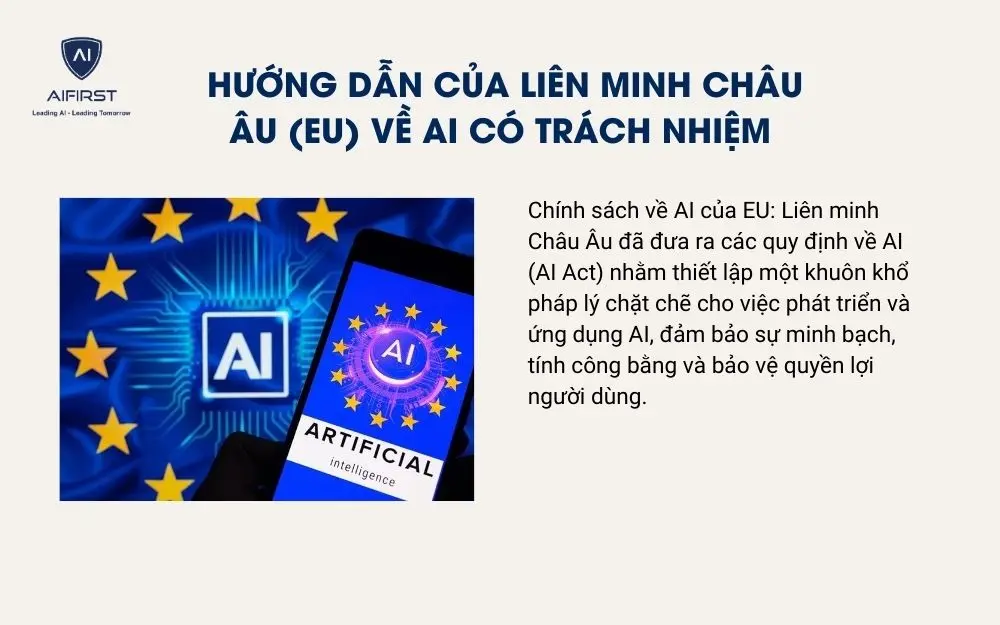 Hướng dẫn của Liên minh Châu Âu (EU) về AI có trách nhiệm