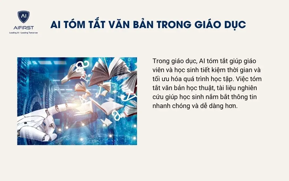 AI tóm tắt văn bản trong giáo dục