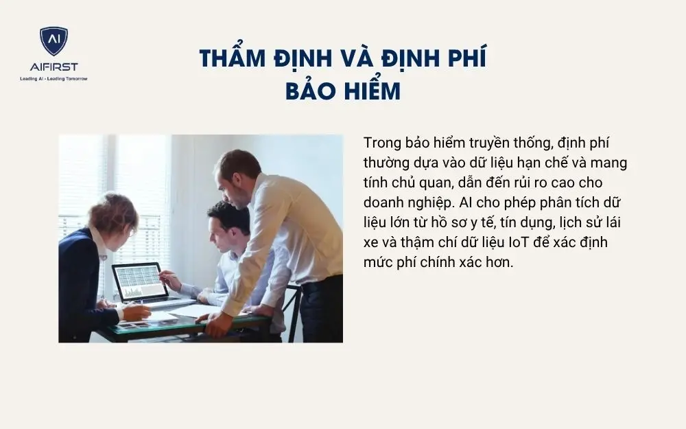 Thẩm định và định phí bảo hiểm