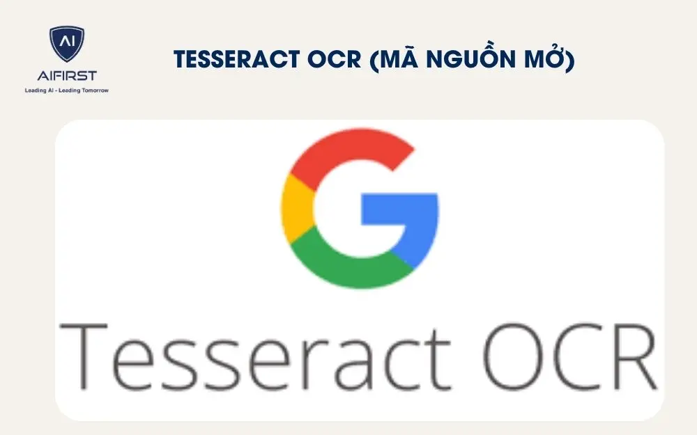 Tesseract OCR (Mã nguồn mở)