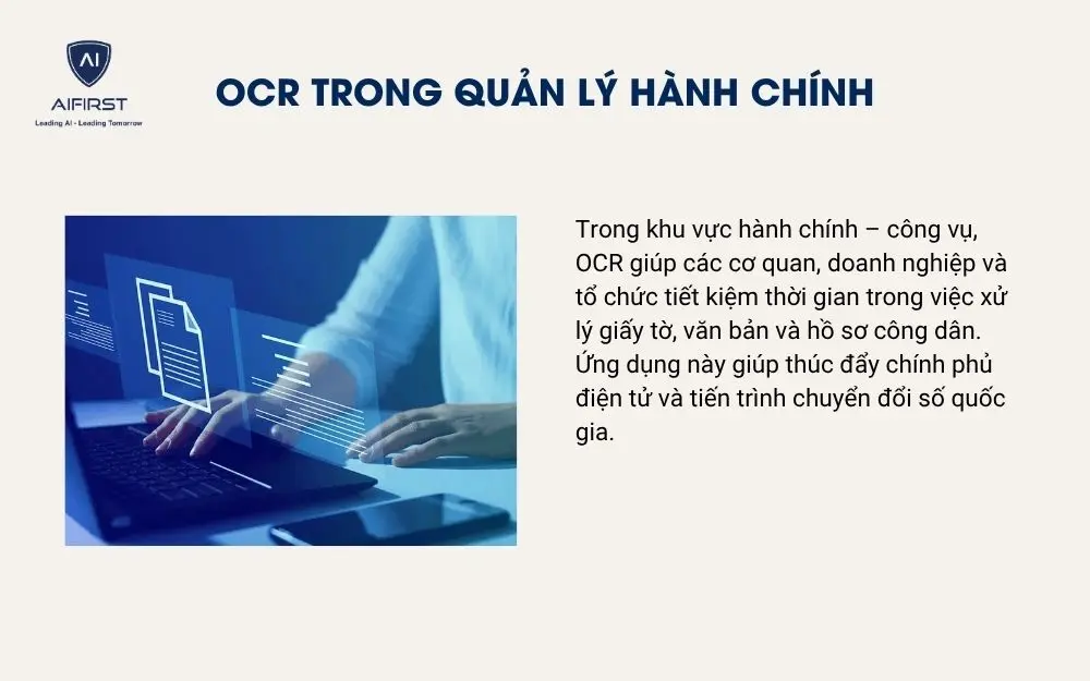 OCR trong quản lý hành chính