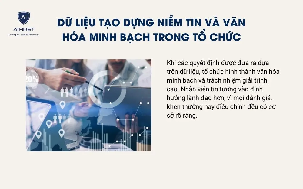 Tạo dựng niềm tin và văn hóa minh bạch trong tổ chức
