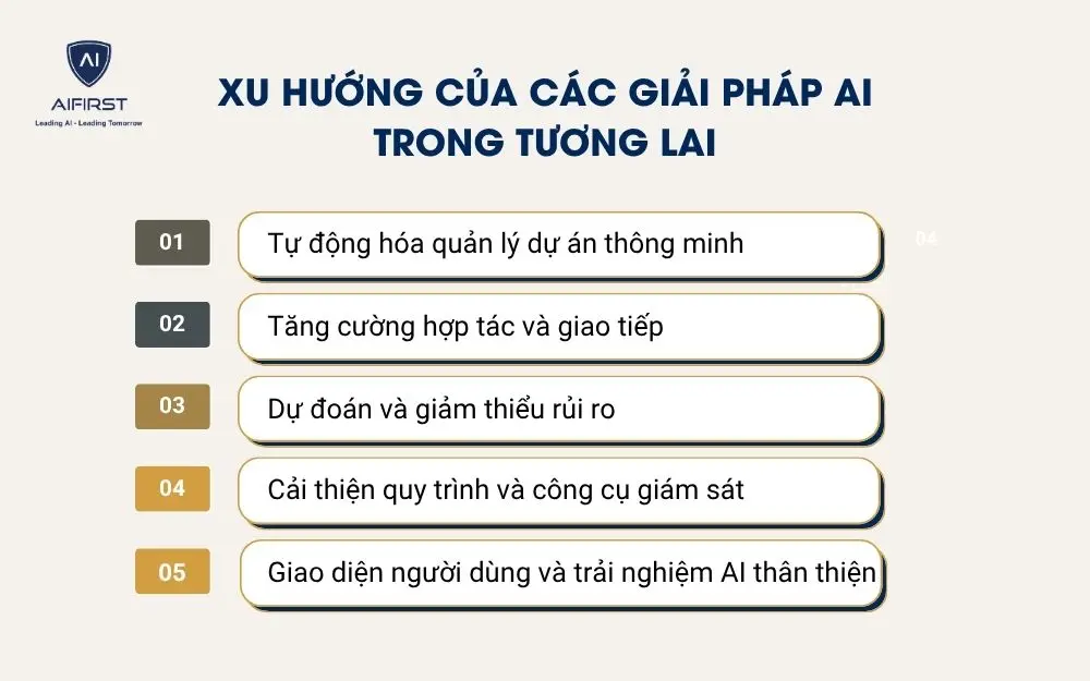 Xu hướng của các giải pháp AI trong tương lai