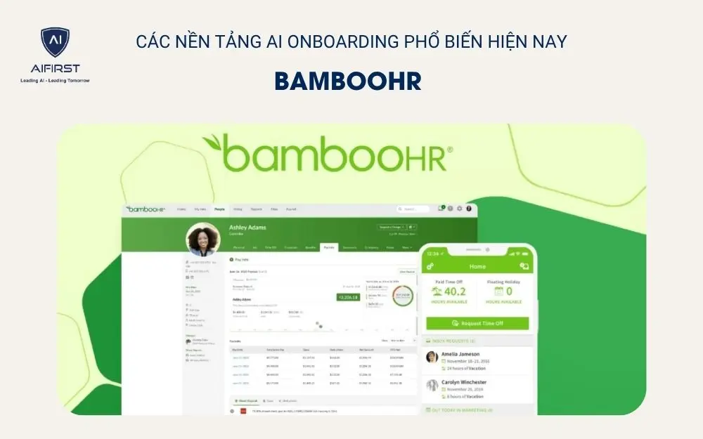 Phần mềm AI Onboarding BambooHR