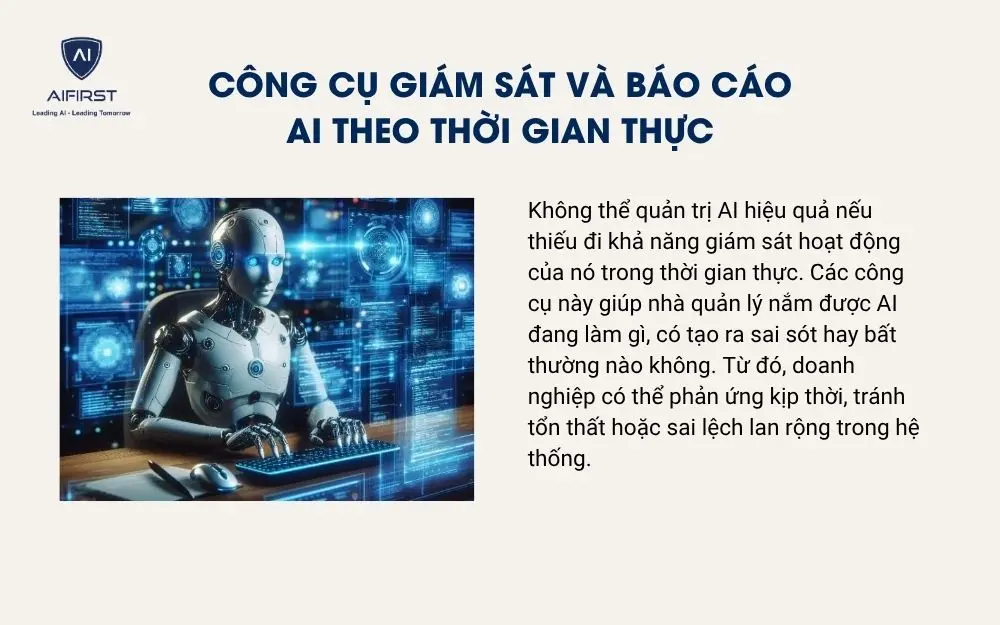 Công cụ giám sát và báo cáo AI theo thời gian thực