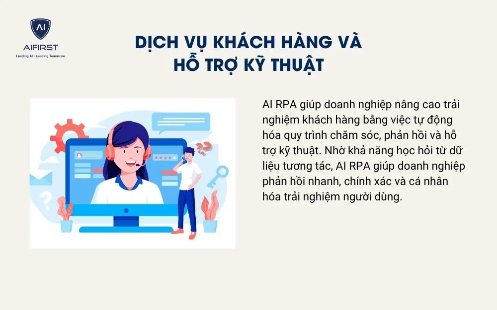 Dịch vụ khách hàng và hỗ trợ kỹ thuật