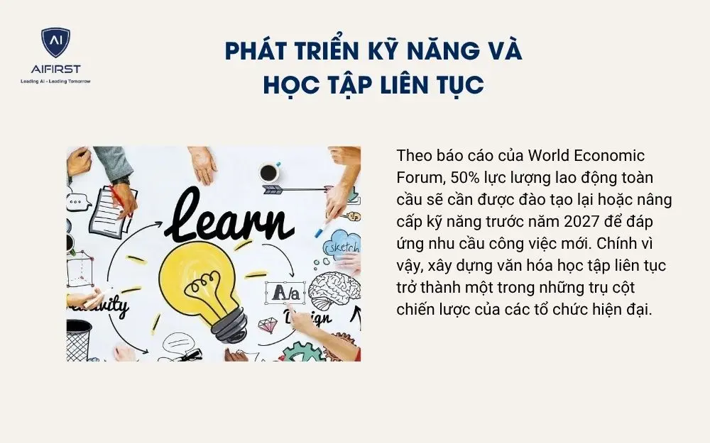 Ph&aacute;t triển kỹ năng v&agrave; học tập li&ecirc;n tục