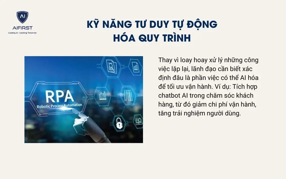 Kỹ năng tư duy tự động h&oacute;a quy tr&igrave;nh