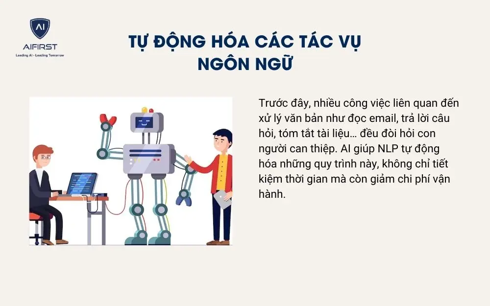 Tự động hóa các tác vụ ngôn ngữ