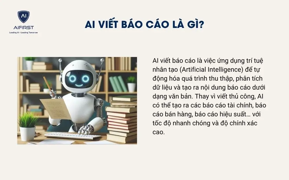 AI viết báo cáo là gì?