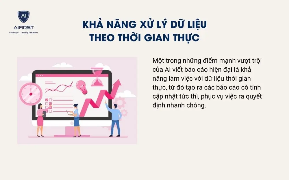 Khả năng xử lý dữ liệu theo thời gian thực