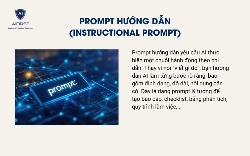 Prompt hướng dẫn (Instructional Prompt)