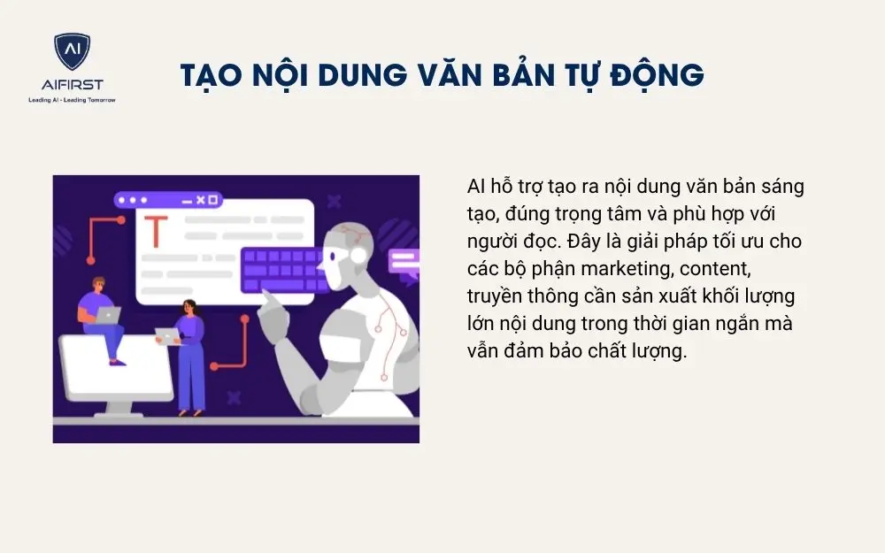 Tạo nội dung văn bản tự động
