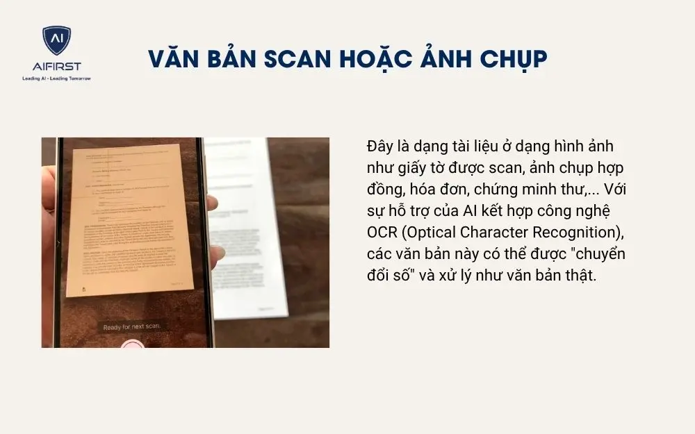 Văn bản scan hoặc ảnh chụp