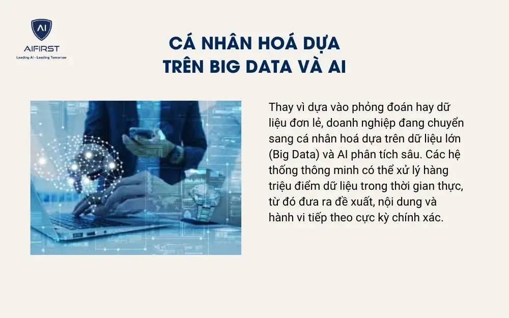 Cá nhân hoá dựa trên Big Data và AI