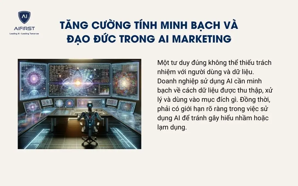Tăng cường tính minh bạch và đạo đức trong AI Marketing