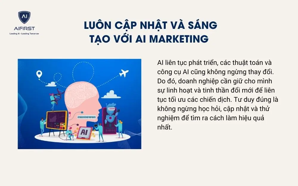 Luôn cập nhật và sáng tạo với AI Marketing