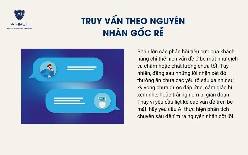 Truy vấn theo nguyên nhân gốc rễ