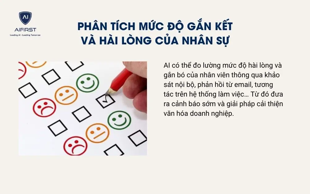 Phân tích mức độ gắn kết và hài lòng của nhân sự