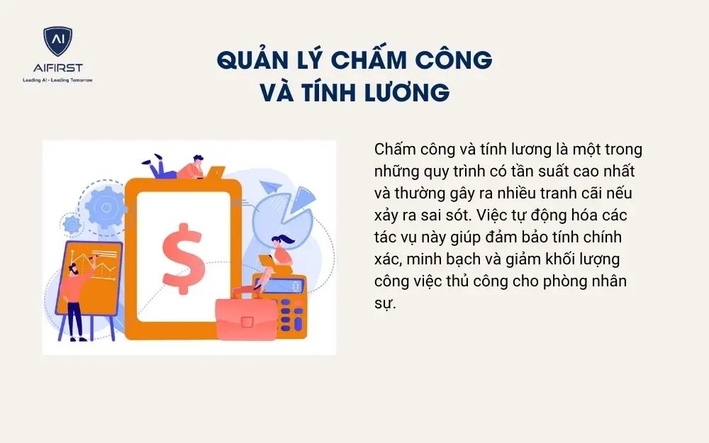 Quản lý chấm công và tính lương