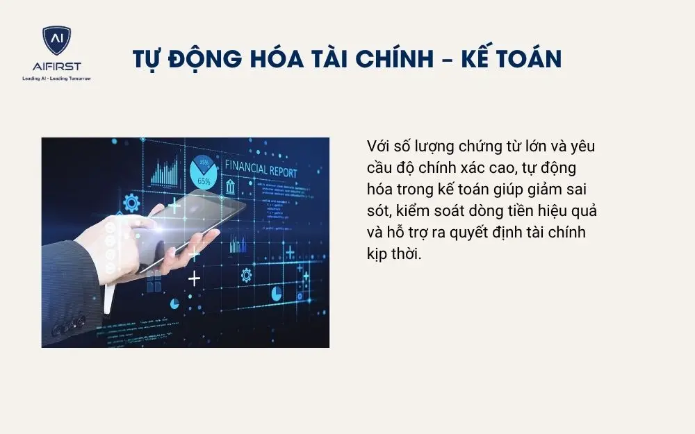 Tự động h&oacute;a t&agrave;i ch&iacute;nh &ndash; kế to&aacute;n