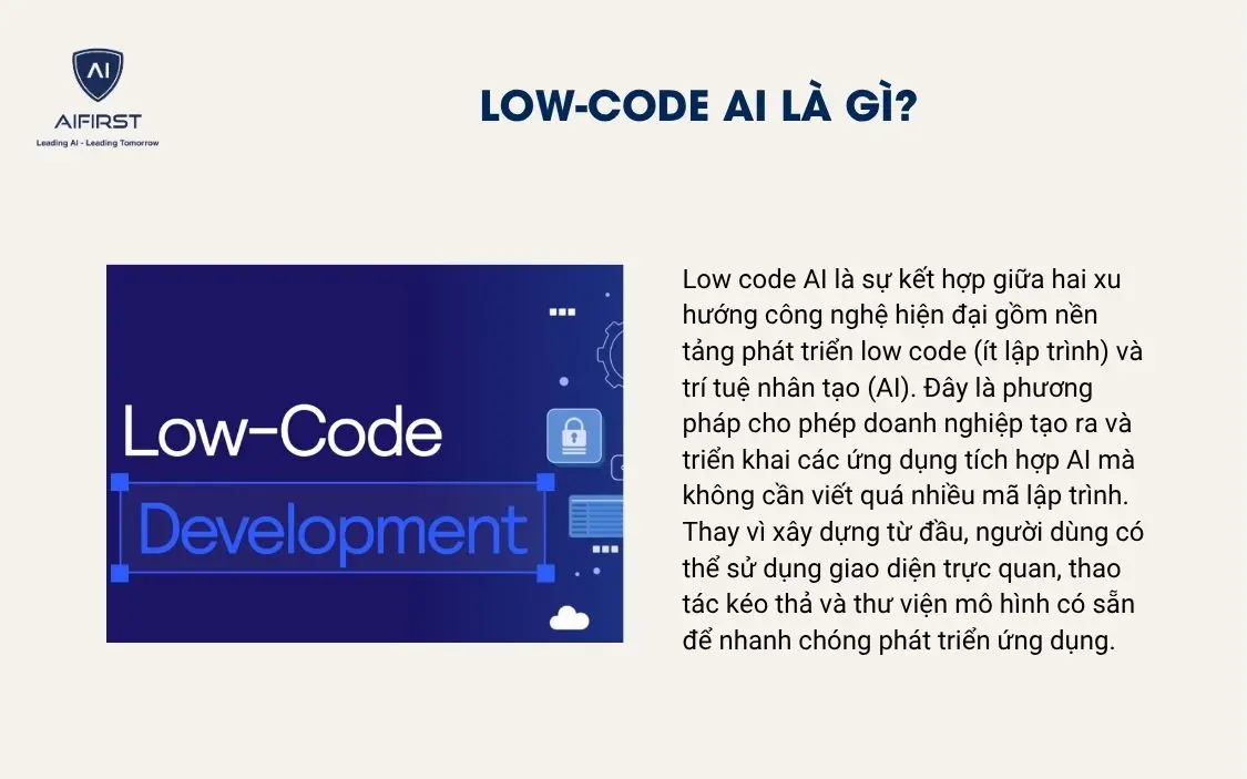  Low-code AI l&agrave; g&igrave;?
