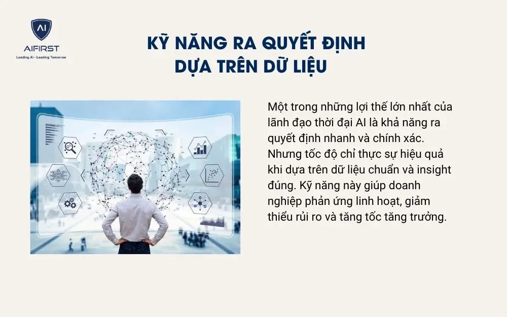 Kỹ năng ra quyết định dựa tr&ecirc;n dữ liệu