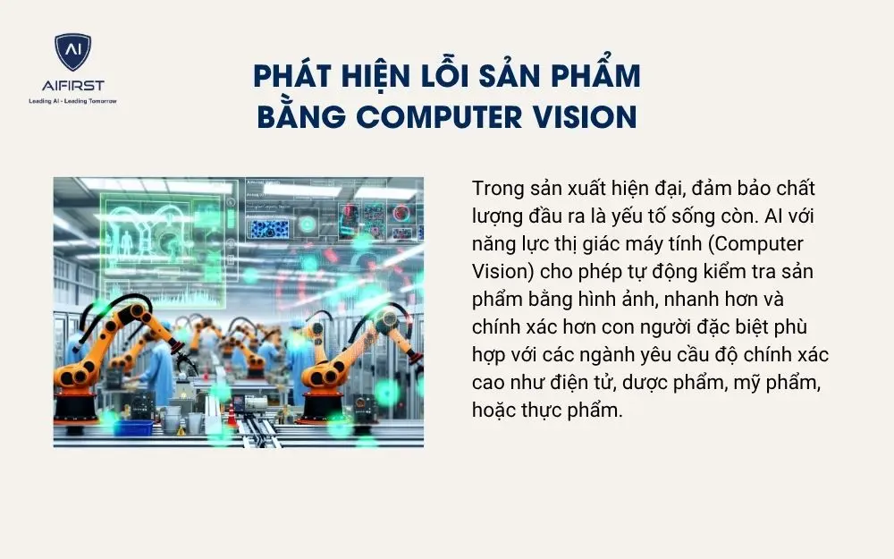 Ph&aacute;t hiện lỗi sản phẩm bằng Computer Vision