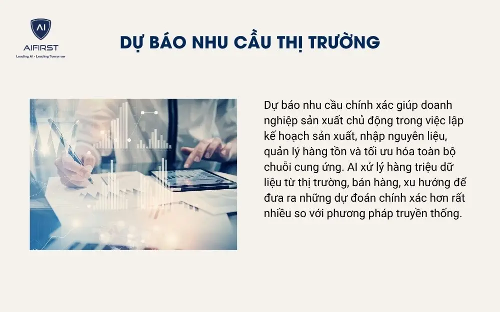 Dự b&aacute;o nhu cầu thị trường