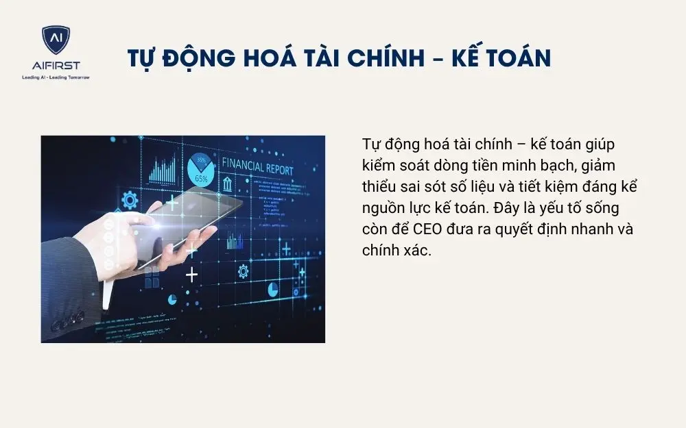 Tự động ho&aacute; T&agrave;i ch&iacute;nh &ndash; Kế to&aacute;n