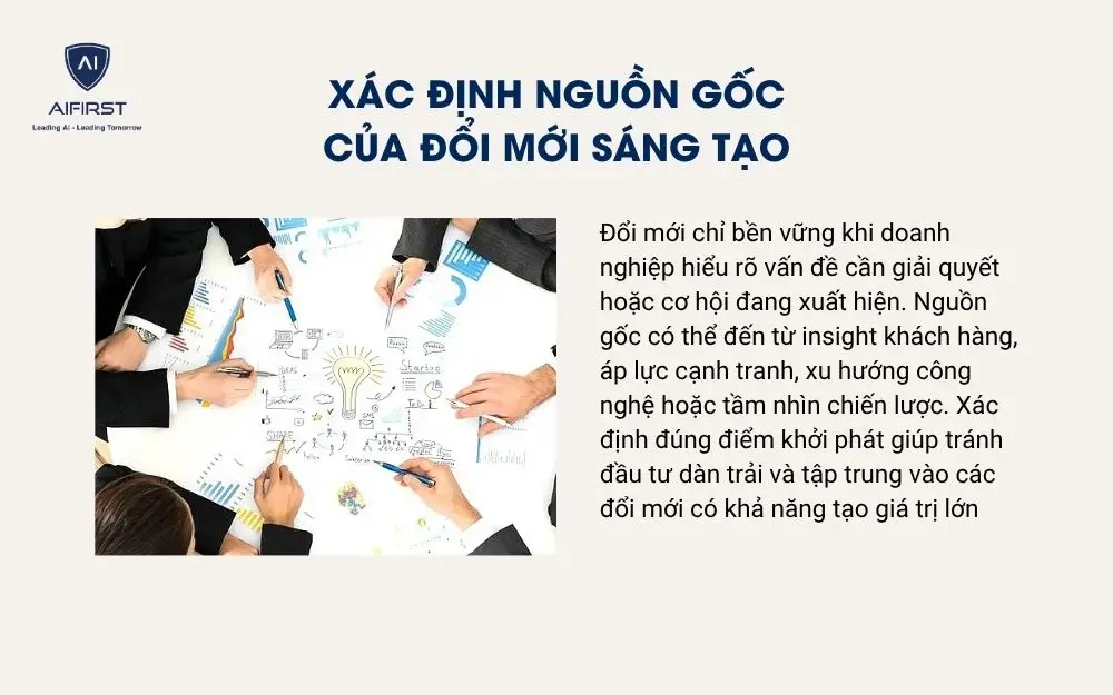 X&aacute;c định nguồn gốc của đổi mới s&aacute;ng tạo