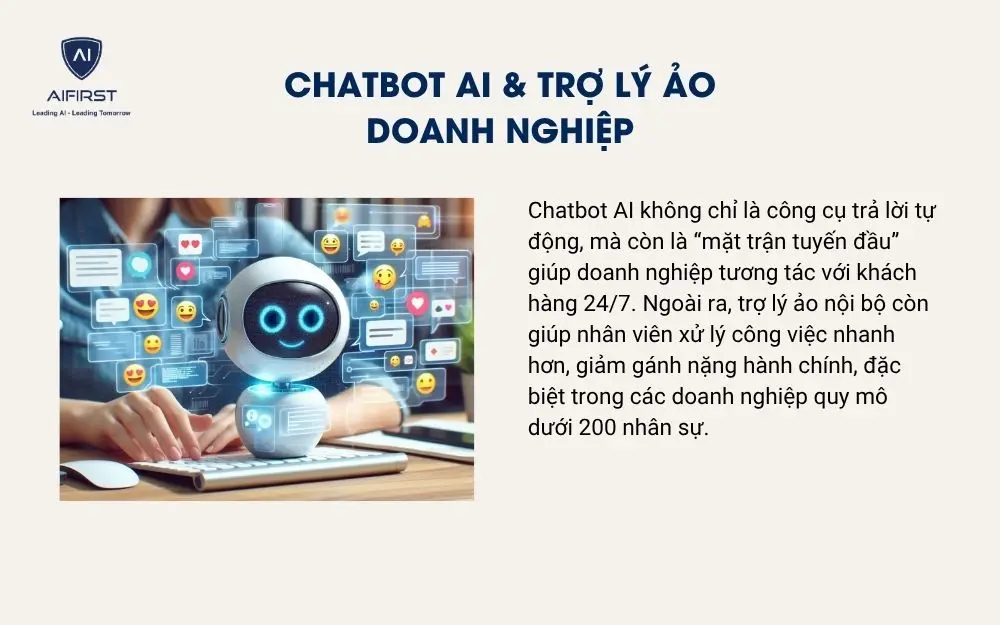 Chatbot AI & Trợ l&yacute; ảo doanh nghiệp