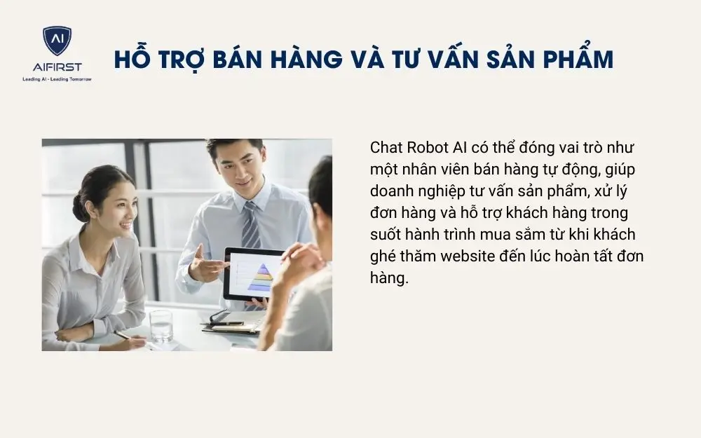 Hỗ trợ b&aacute;n h&agrave;ng v&agrave; tư vấn sản phẩm