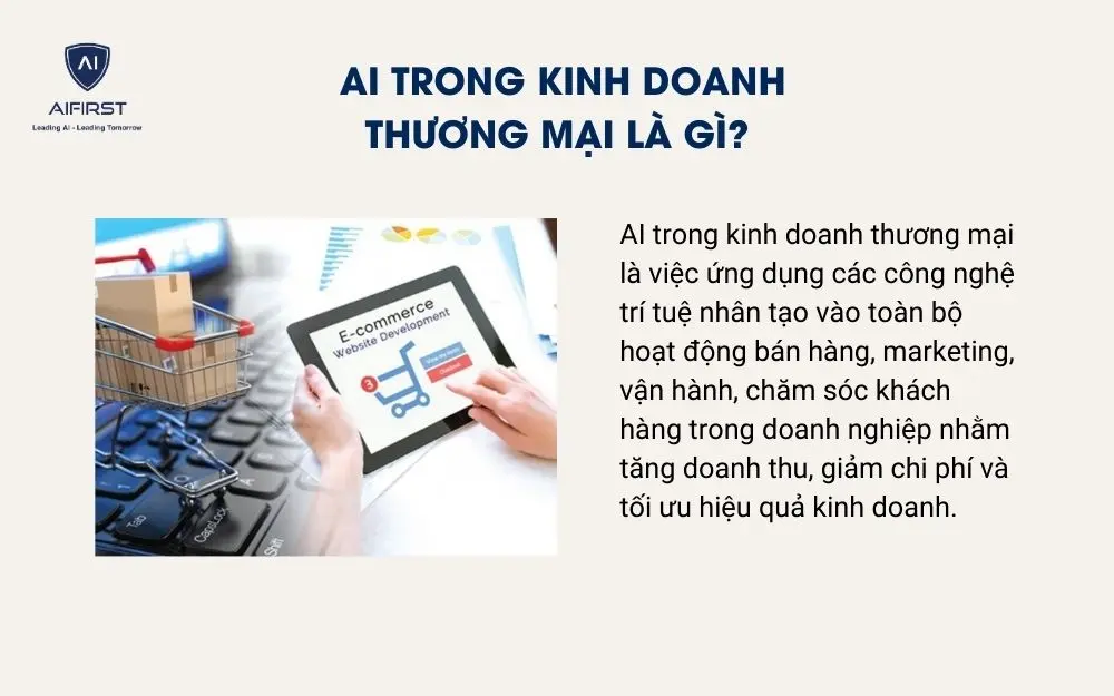 AI trong kinh doanh thương mại l&agrave; g&igrave;?