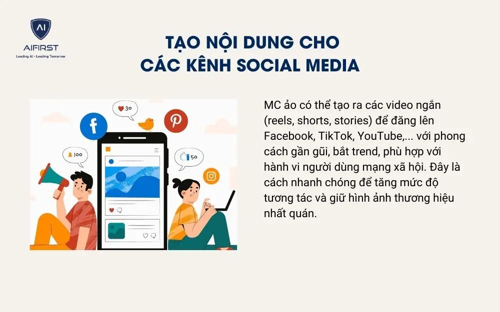 Tạo nội dung cho c&aacute;c k&ecirc;nh social media