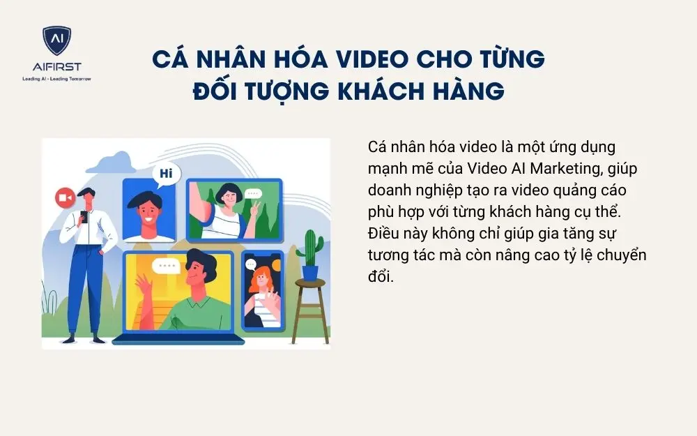 C&aacute; nh&acirc;n h&oacute;a video cho từng đối tượng kh&aacute;ch h&agrave;ng