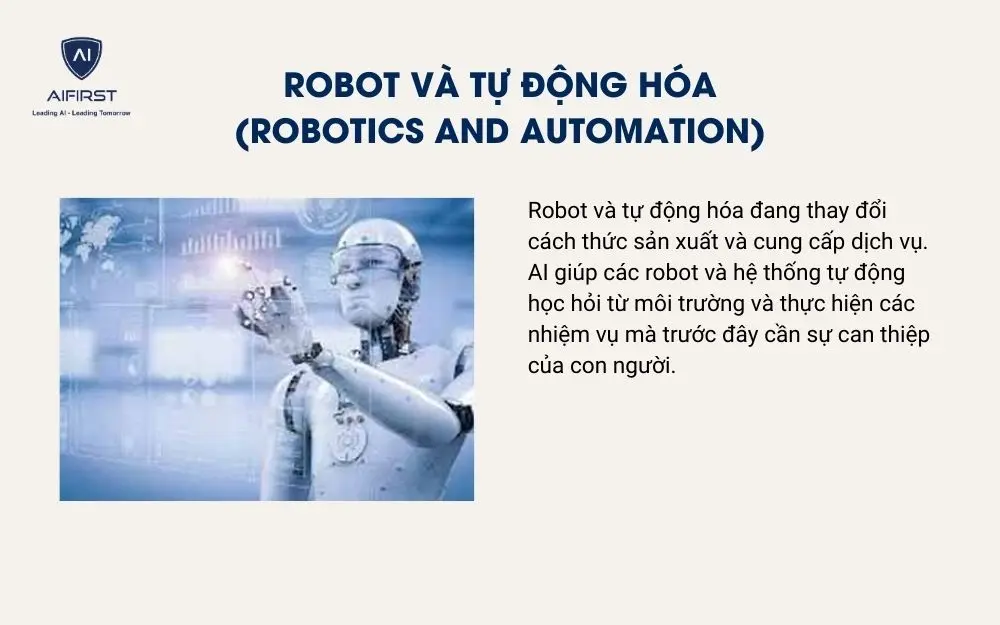 Robot và tự động hóa (Robotics and Automation)