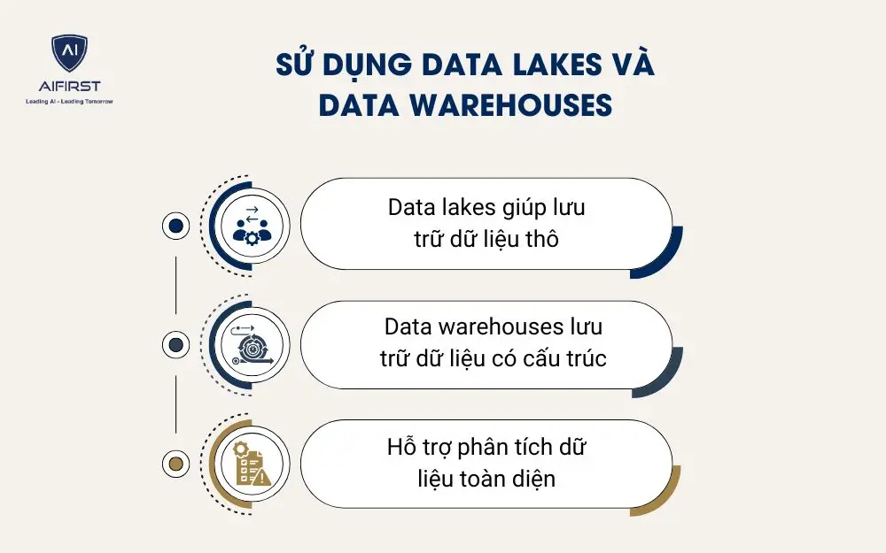 Sử Dụng Data Lakes v&agrave; Data Warehouses