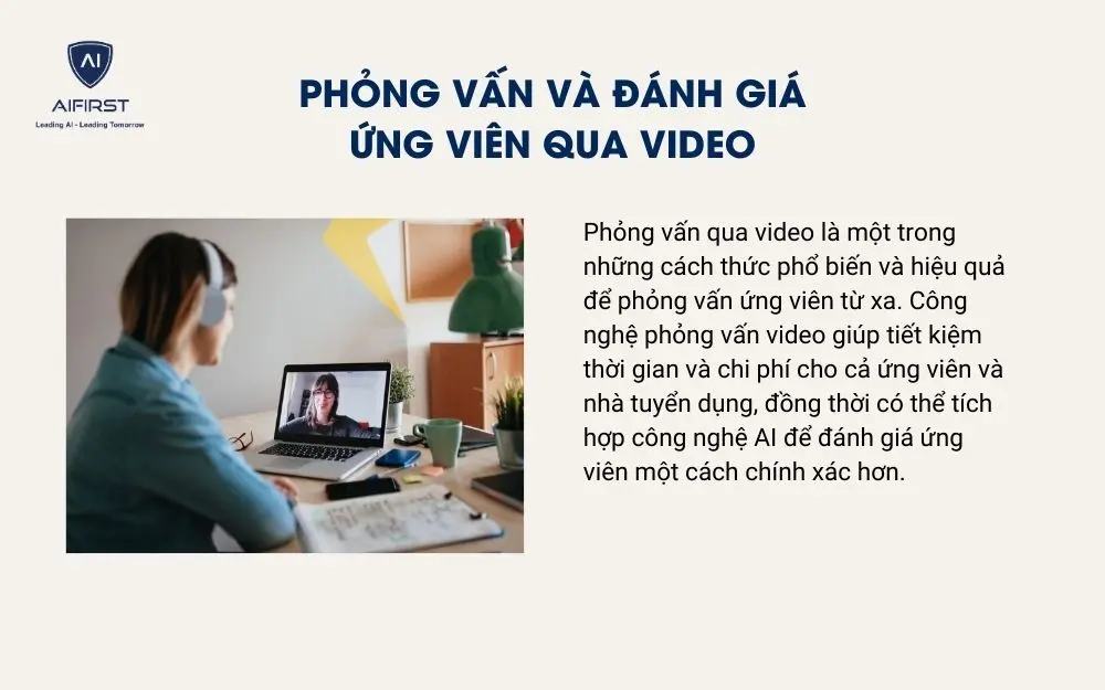 Phỏng vấn v&agrave; đ&aacute;nh gi&aacute; ứng vi&ecirc;n qua video