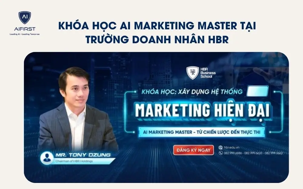 Kh&oacute;a học AI Marketing Master tại trường doanh nh&acirc;n HBR