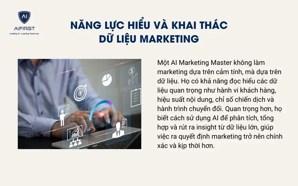Năng lực hiểu v&agrave; khai th&aacute;c dữ liệu marketing