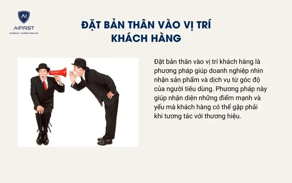 Đặt bản th&acirc;n v&agrave;o vị tr&iacute; kh&aacute;ch h&agrave;ng
