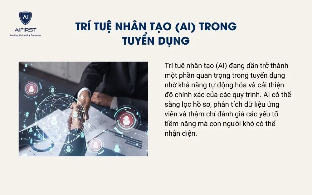 Tr&iacute; tuệ nh&acirc;n tạo (AI) trong tuyển dụng