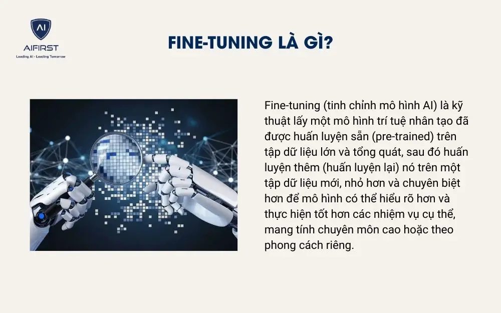 Fine-tuning l&agrave; g&igrave;?
