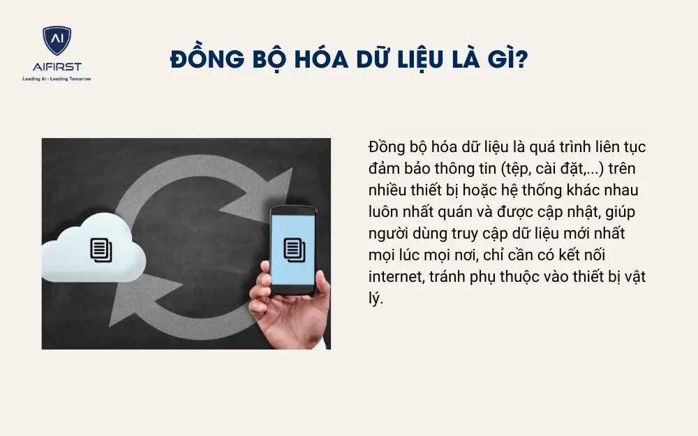 Đồng bộ h&oacute;a dữ liệu l&agrave; g&igrave;?