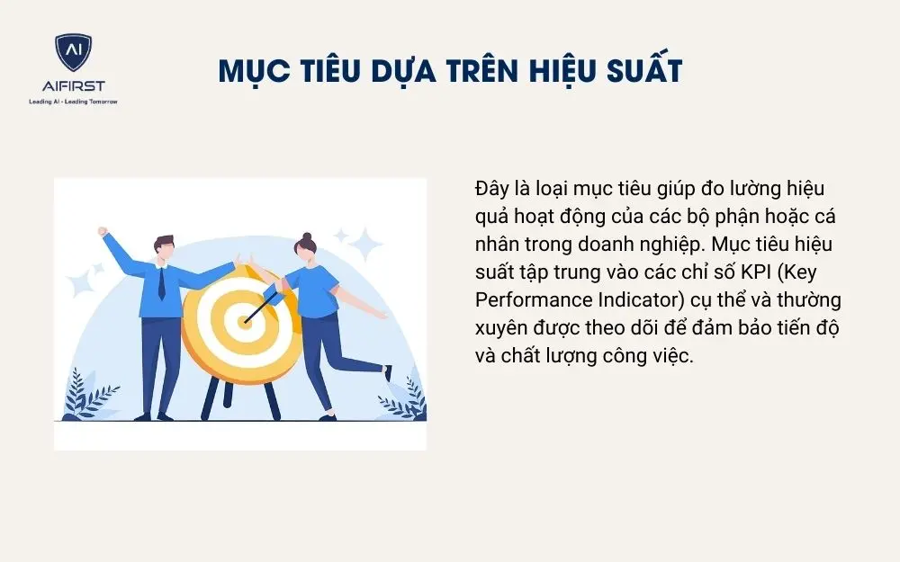 Mục ti&ecirc;u dựa tr&ecirc;n hiệu suất