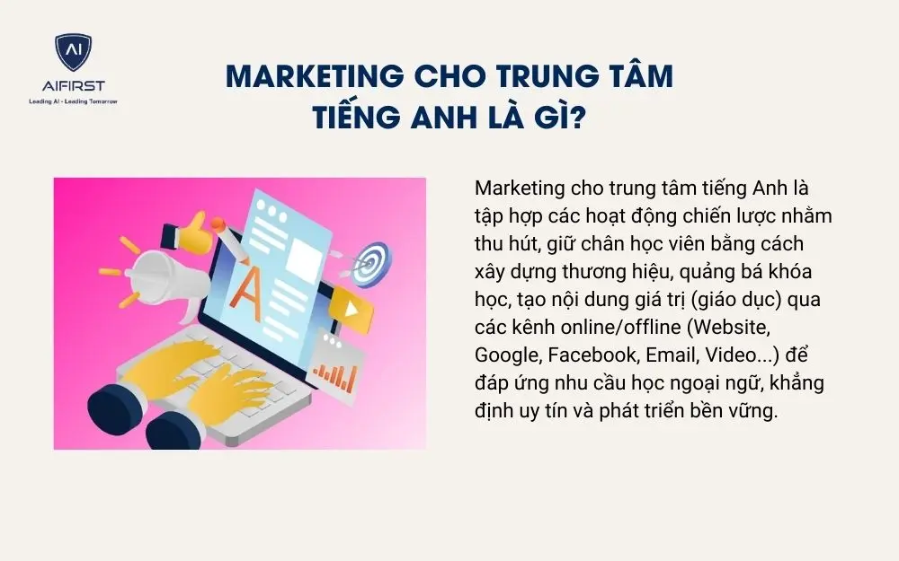 Marketing cho trung t&acirc;m tiếng anh l&agrave; g&igrave;?
