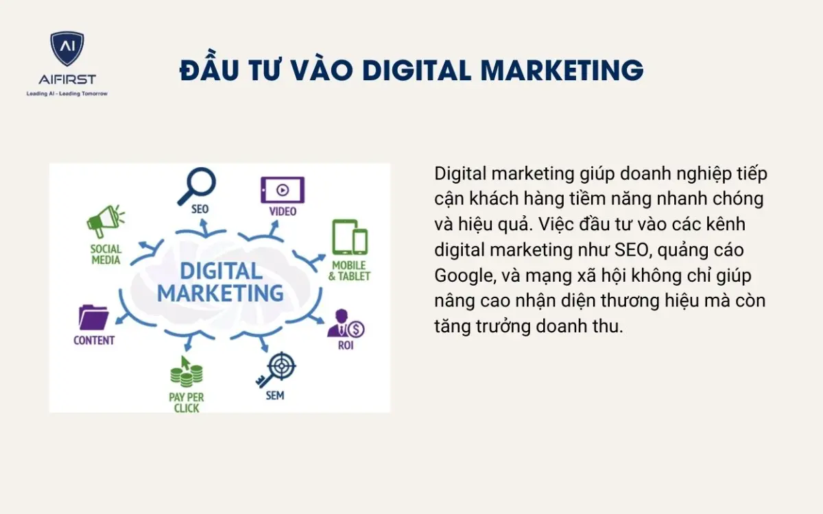 Đầu tư v&agrave;o Digital Marketing