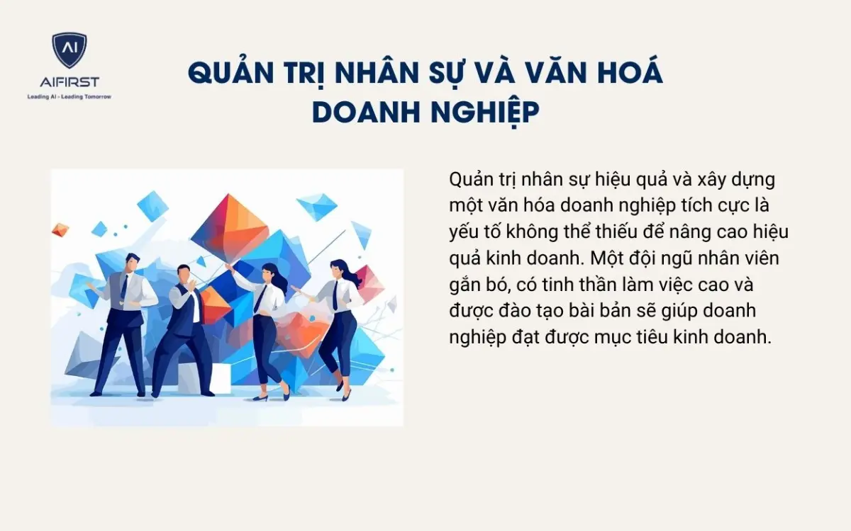 Quản trị nh&acirc;n sự v&agrave; văn ho&aacute; doanh nghiệp